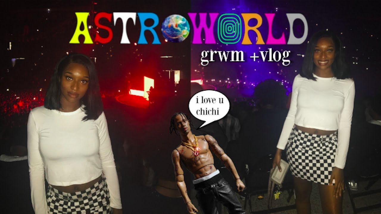 GRWM/VLOG: Travis Scott ASTROWORLD Concert! | Coco Chinelo