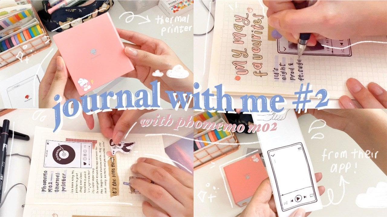journal with me #2 | phomemo m02 thermal printer (ᵔᴥᵔ)