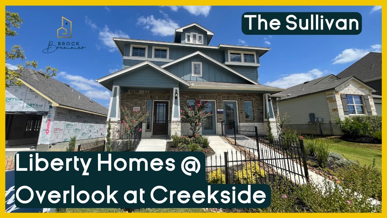 Liberty Homes | Sullivan | Overlook at Creekside | 2587 SF | 4 Bed | 2.5 Bath | New Braunfels, TX