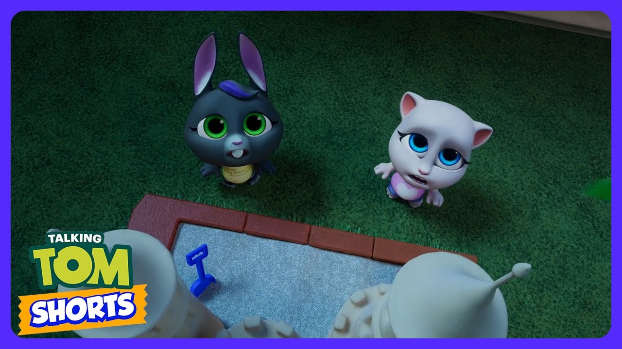 Talking Tom - توأم أنجيلا الشريرة | Desenhos Infantis | WildBrain Fazenda