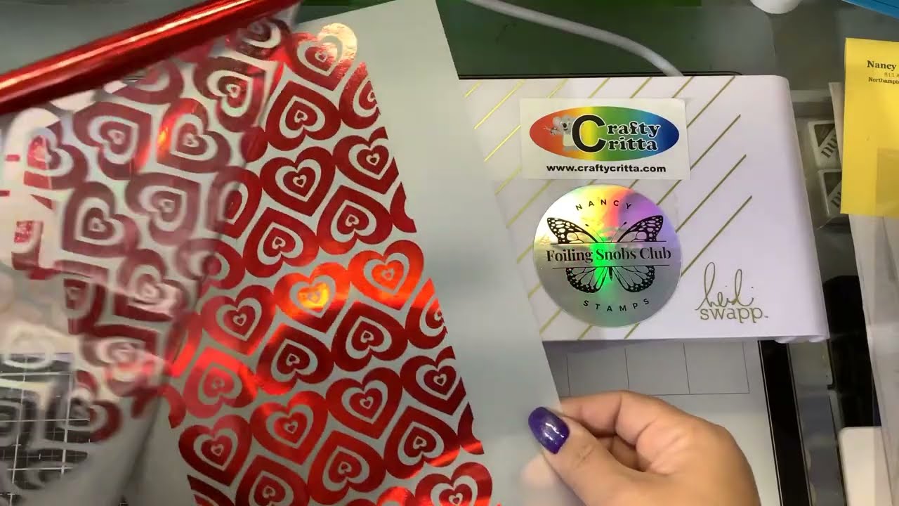 Testing vellum & foiling