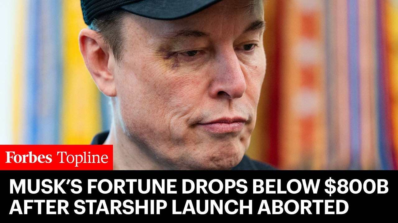 Состояние Илона Маска упало ниже 800 миллиардов долларов после отмены запуска Starship