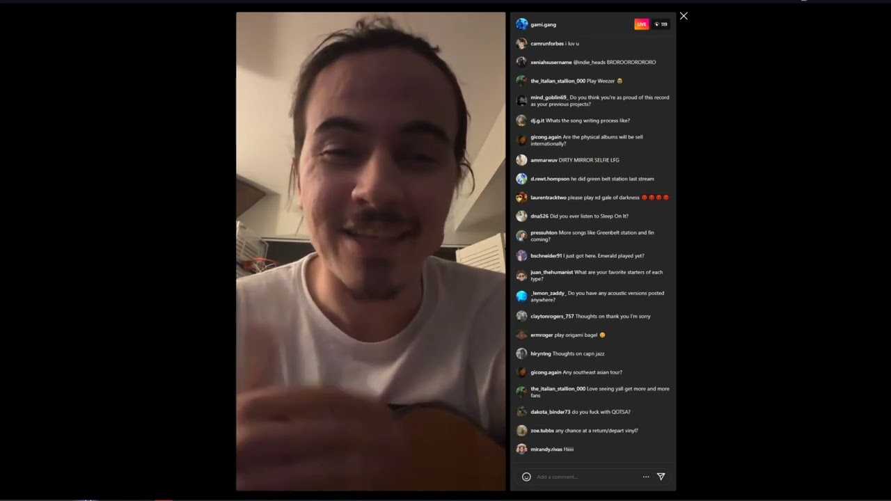 Origami Angel Instagram Live Acoustic Set 8/17/2024 (partial)