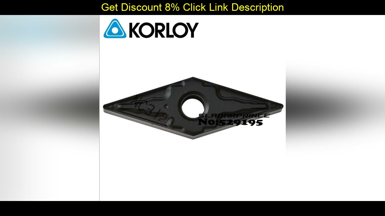 Deal Original Korloy VNMG160404-HM VNMG160408-HM NC3120 Carbide Inserts VNMG 160404 160408 Lathe Cu