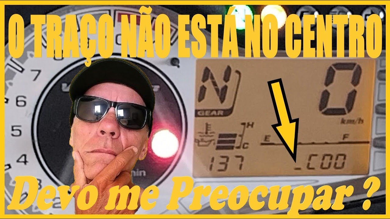 Código de Erro _C 00. Suzuki VStrom. A barrinha tem que ficar no meio ?