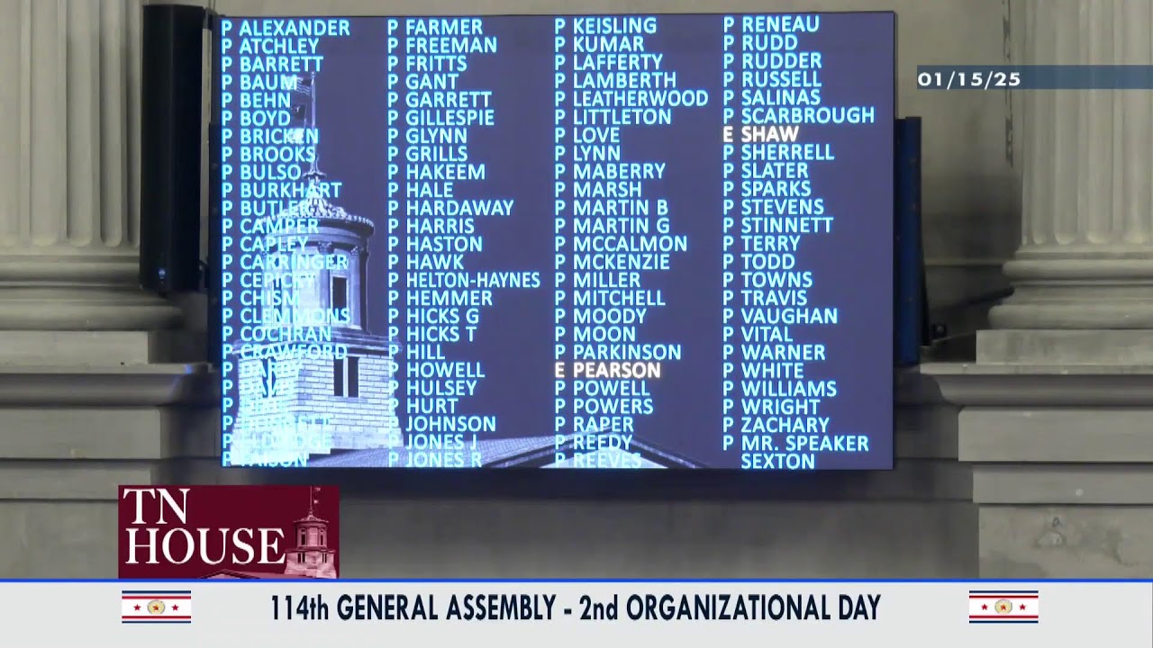 House Session- 2nd Organizational Day- January 15, 2025