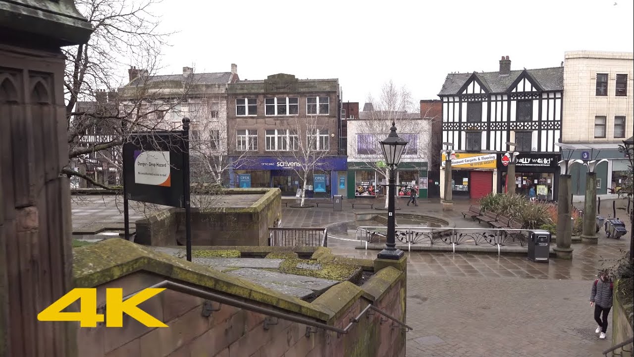 Rotherham Walk: Town Centre【4K】