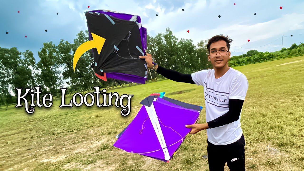Kite Looting From Ground | पतंग लूटी 😍 | Patang Hi Patang #kitelooting