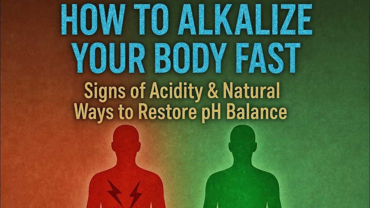 &ldquo;How to Alkalize Your Body FAST | Signs of Acidity & Natural Ways to Restore pH Balance&rdquo;