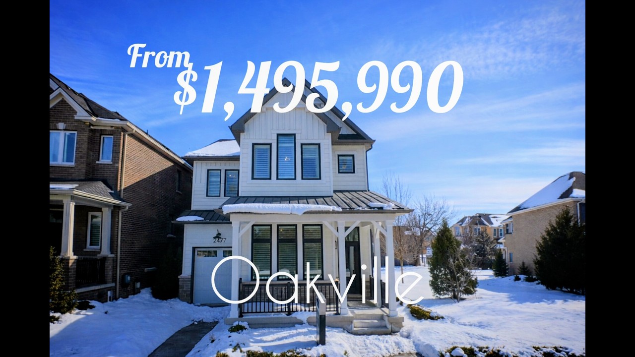 Starting from $1,495,990 Oakville, Ontario House Tour