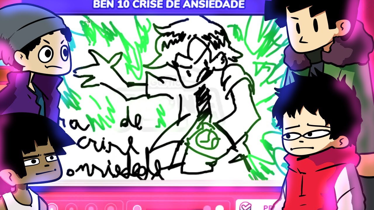 Tentando Não Se Ofender enquanto Ben 10 Careca no telefone sem fio