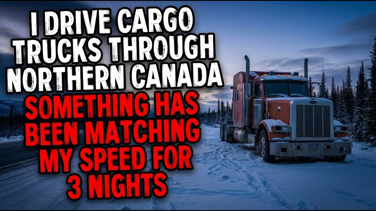 I Drive Cargo Trucks Through Northern Canada  Something Has Been Matching My Speed for 3 Nights