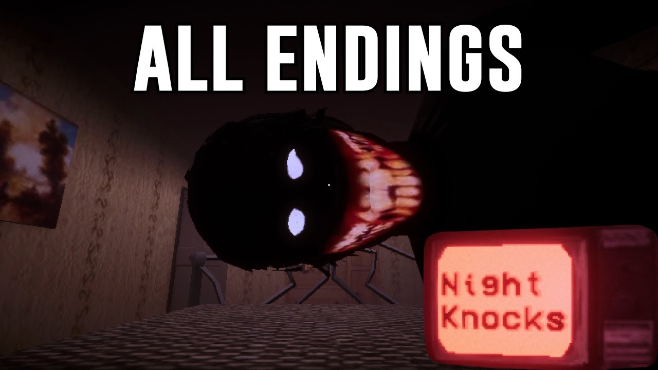 All Jumpscares, Deaths and 3 Endings | Night Knocks