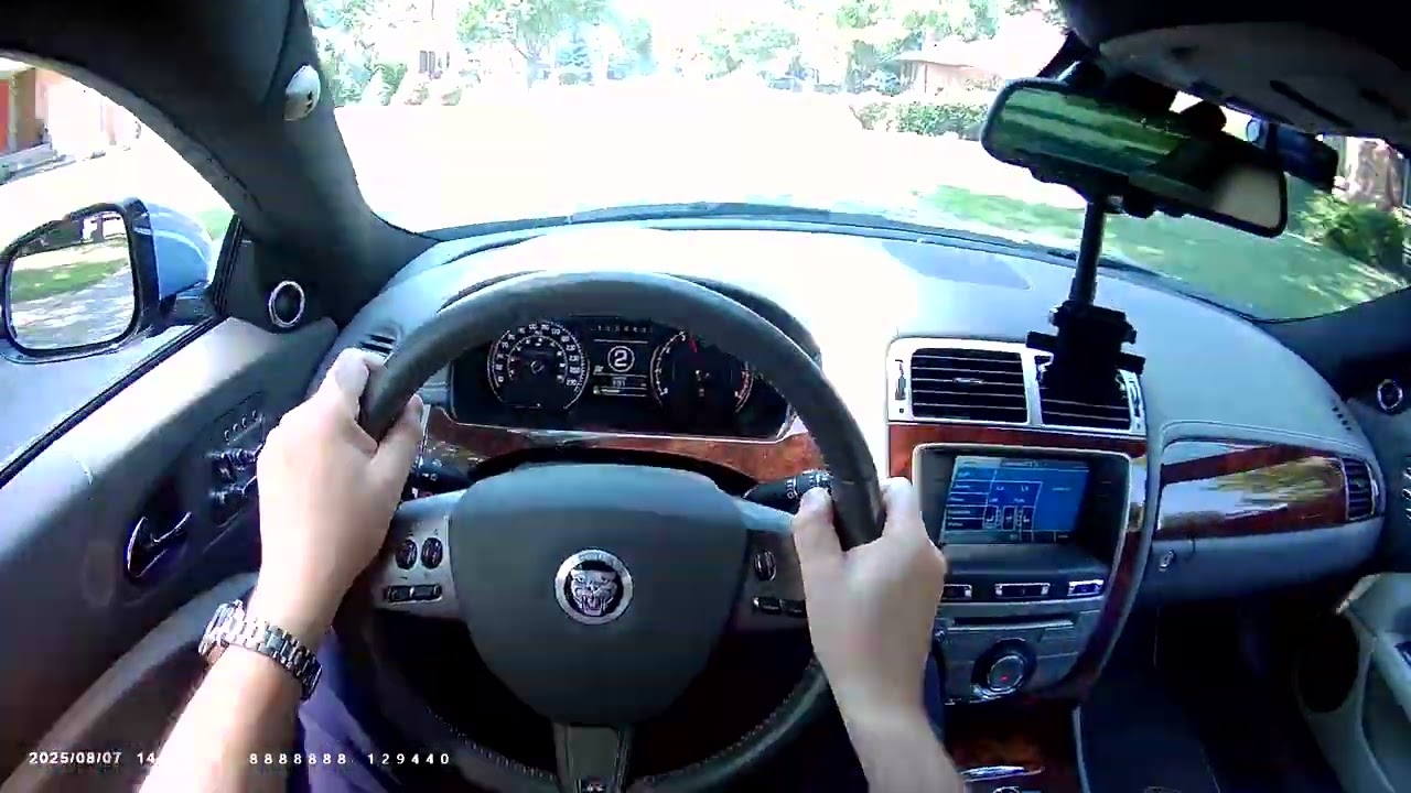 2010 Jaguar XKR 630hp Tuned quick drive around the neighborhood
