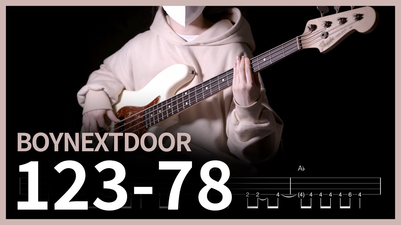 484. BOYNEXTDOOR - 123-78 【★★★☆☆】 (Bass Cover) | 베이스 악보[TAB]