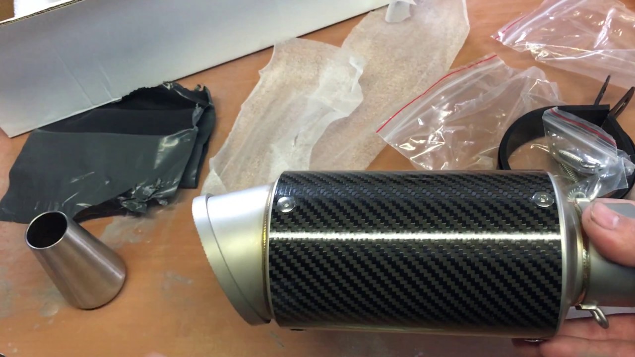 Análisis comparativa escape SC PROJET aliexpress chino replica universal para Suzuki Bandit 600