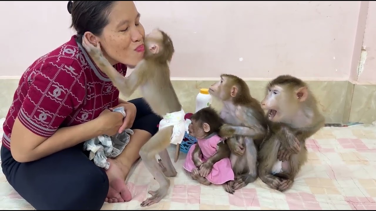 So sweet little Jua hug and kiss mom for thanks and love .