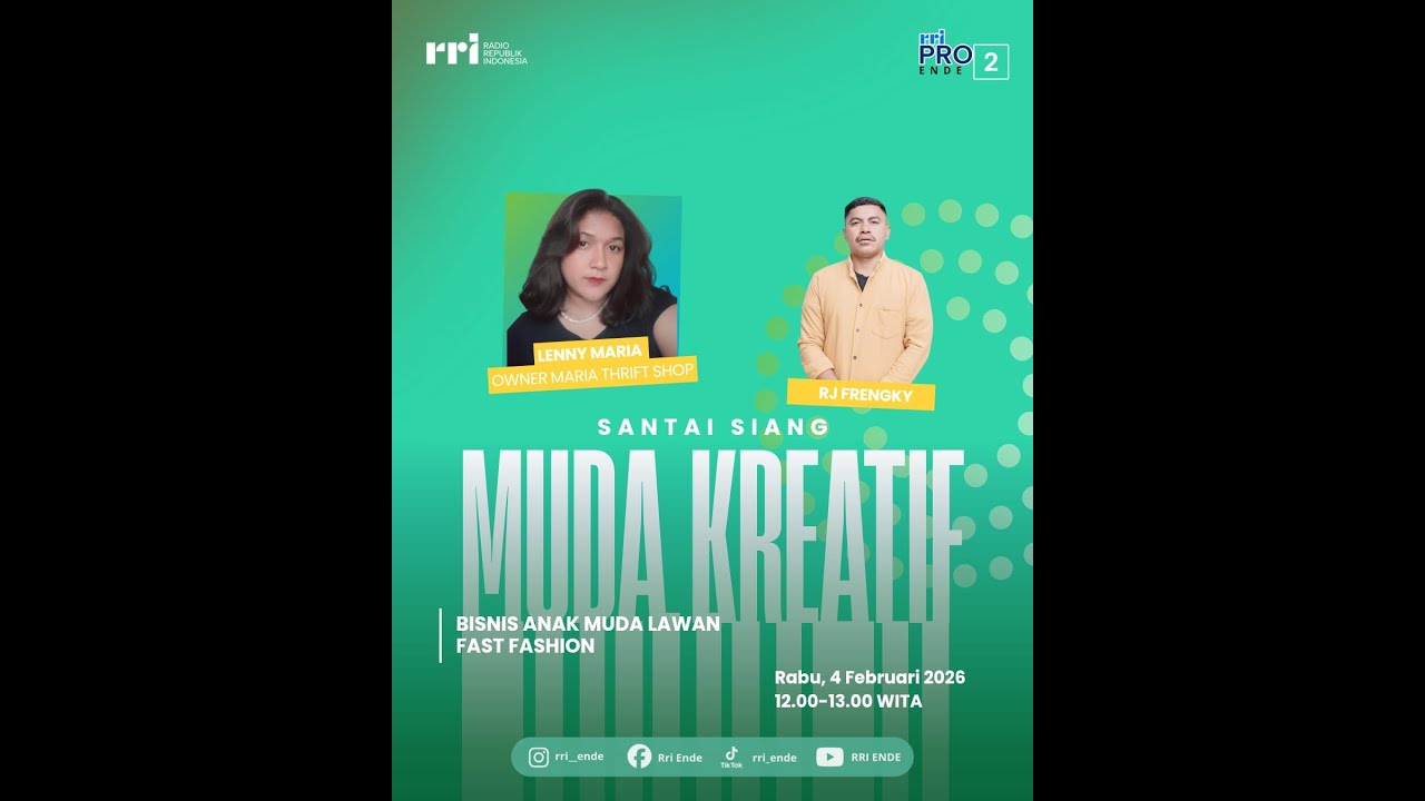 Santai Siang (Muda Kreatif) // Bisnis Anak Muda Lawan Fast Fashion