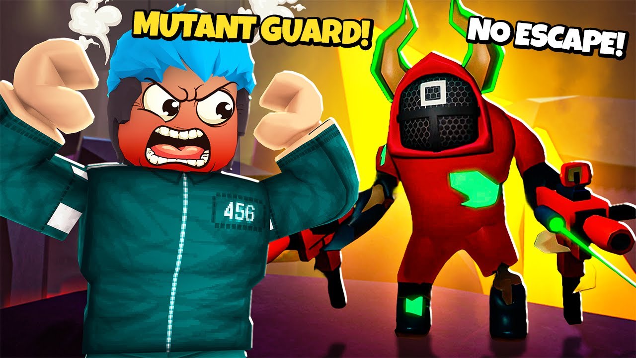 I TRIED TO ESCAPE SQUID GAME MUTANT GUARD | ROBLOX | Mega Escape Squid Game