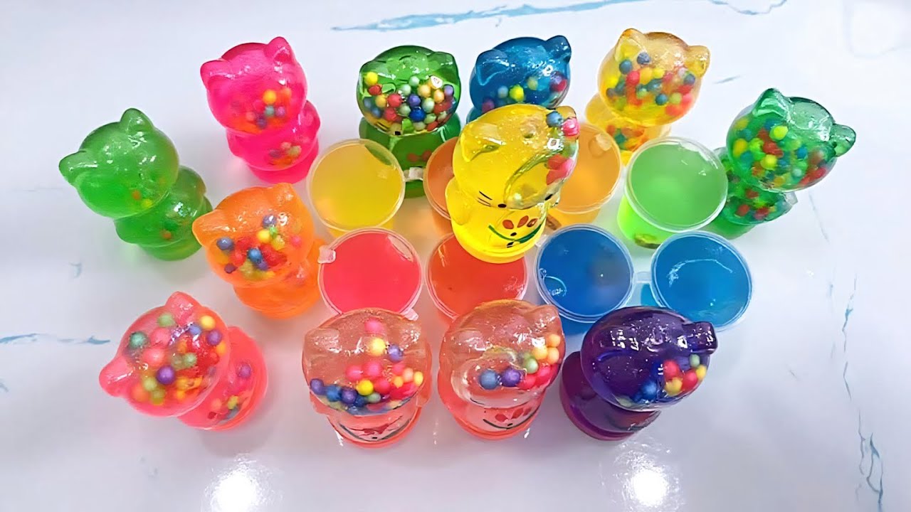 ASMR Slime Surprise Tower Collapse?! | Unexpected Textures & Sounds Inside