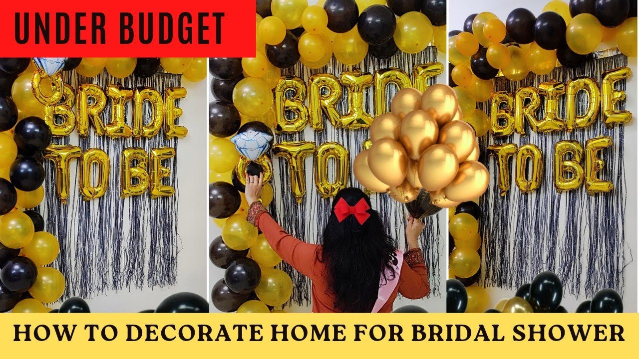 How to Decorate Home for a Bridal Shower on a Budget | Best DIY Bridal Shower Decorations