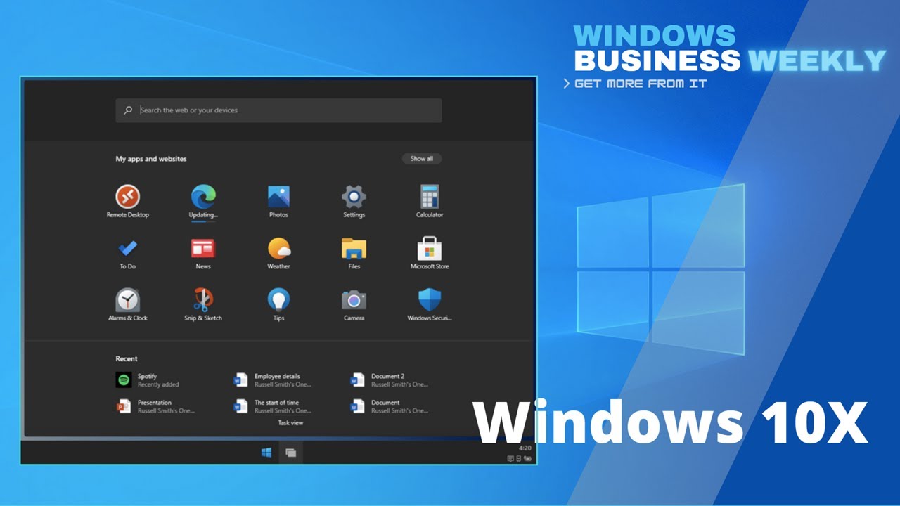 Windows 10X First Look: Is This the Future of Windows 10? (Full Demo)