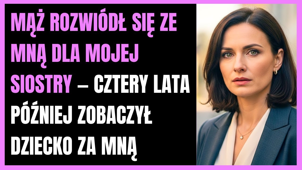 Mąż rozwiódł się ze mną dla mojej siostry — cztery lata później zobaczył dziecko za mną