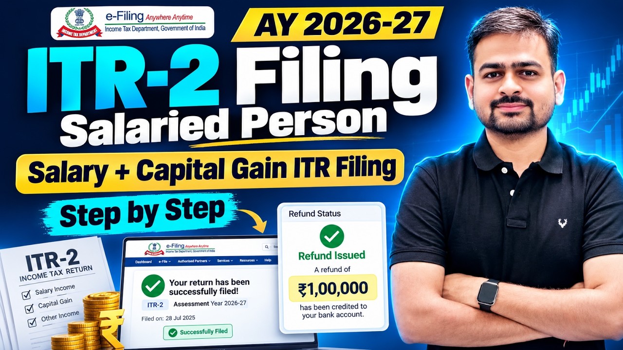 ITR 2 Filing 2026-27 | How to File ITR 2 For Salaried Person | ITR2 Filing Online 2026-27