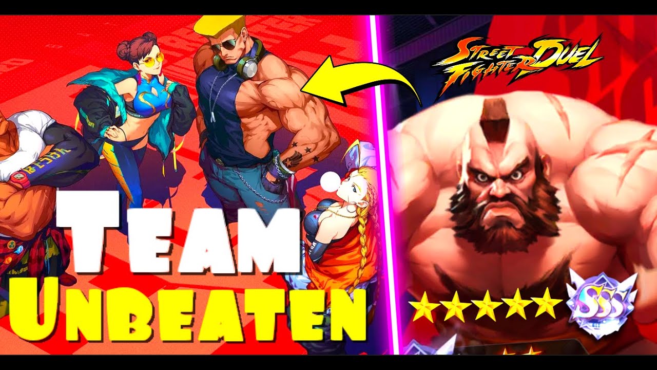 Unbeaten PVP & Battle Royal Team So far! [F2P] - Street Fighter: Duel