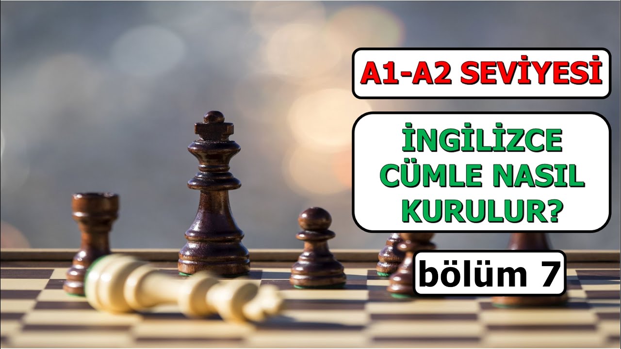 A1-A2 SEVİYESİ İNGİLİZCE CÜMLE NASIL KURULUR? #7