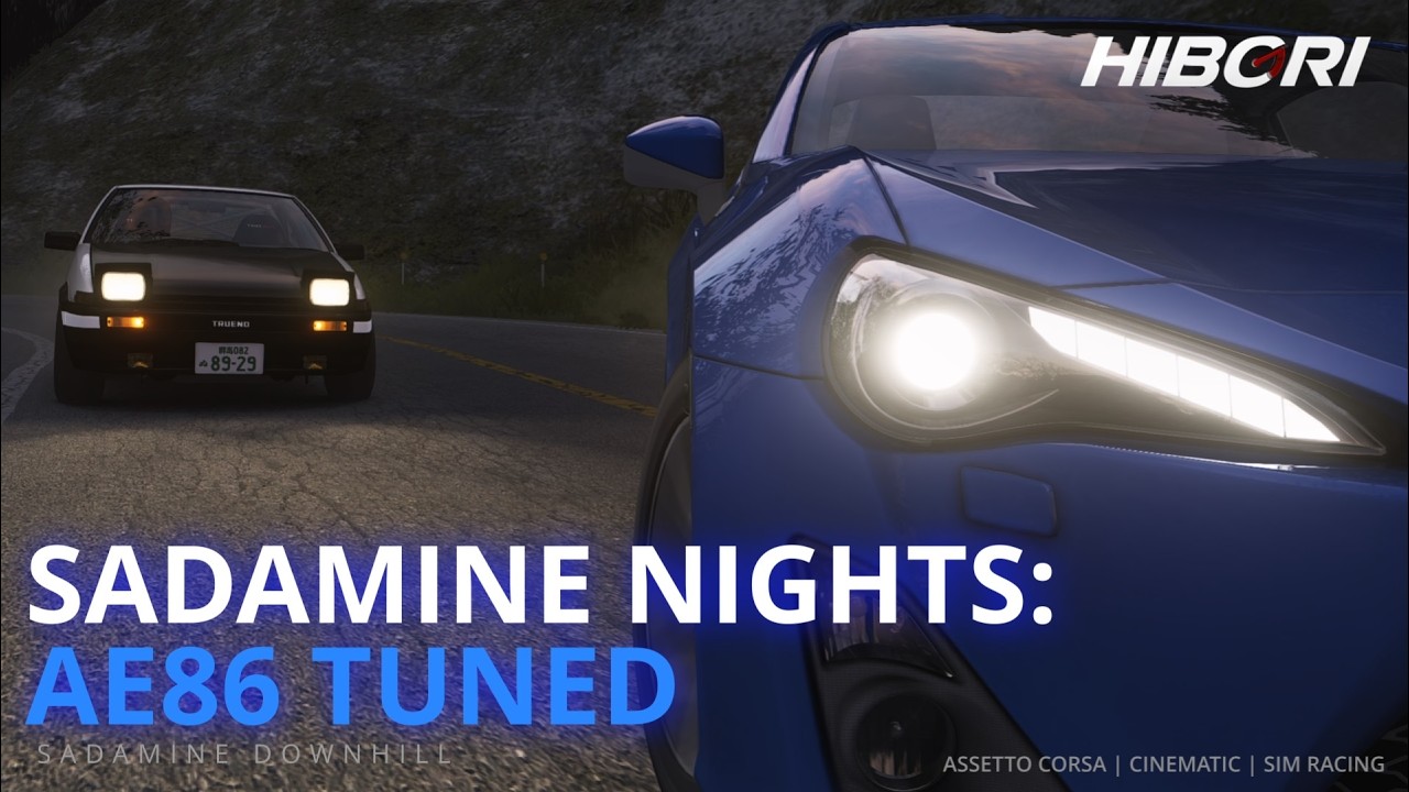 Sadamine Nights: AE86 Tuned | Assetto Corsa Cinematic Drive