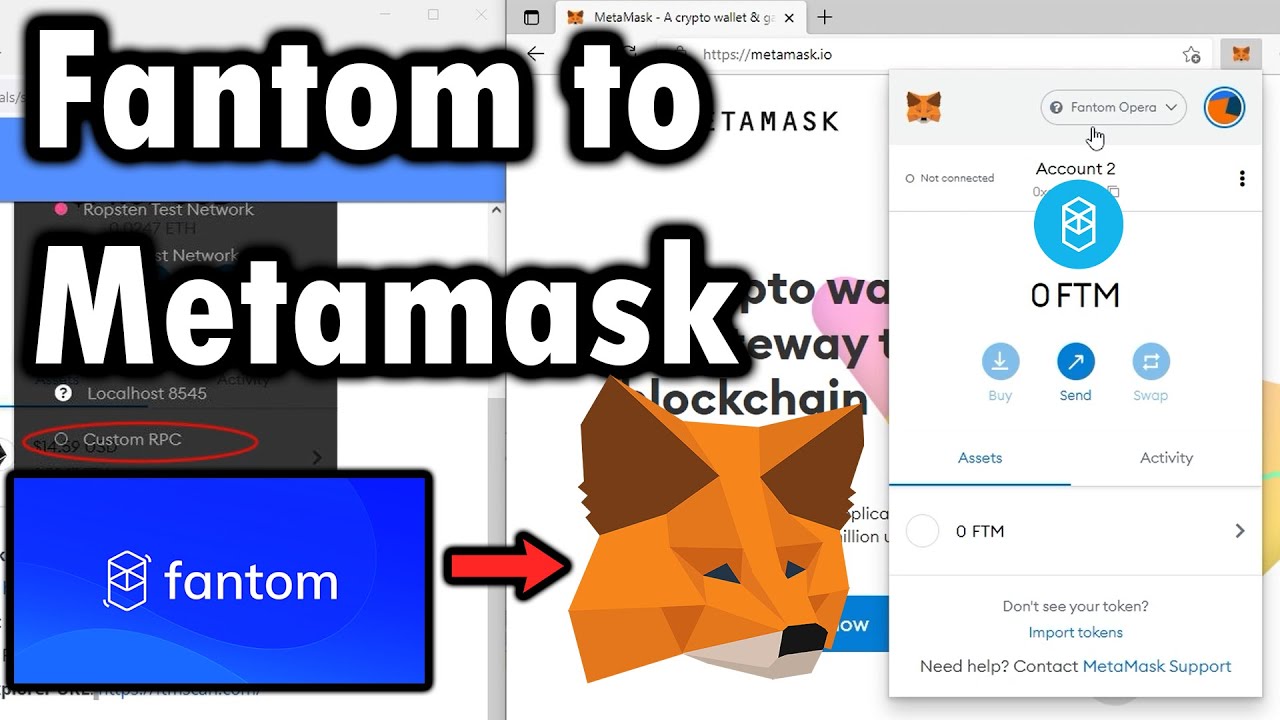 How to add Fantom chain to Metamask