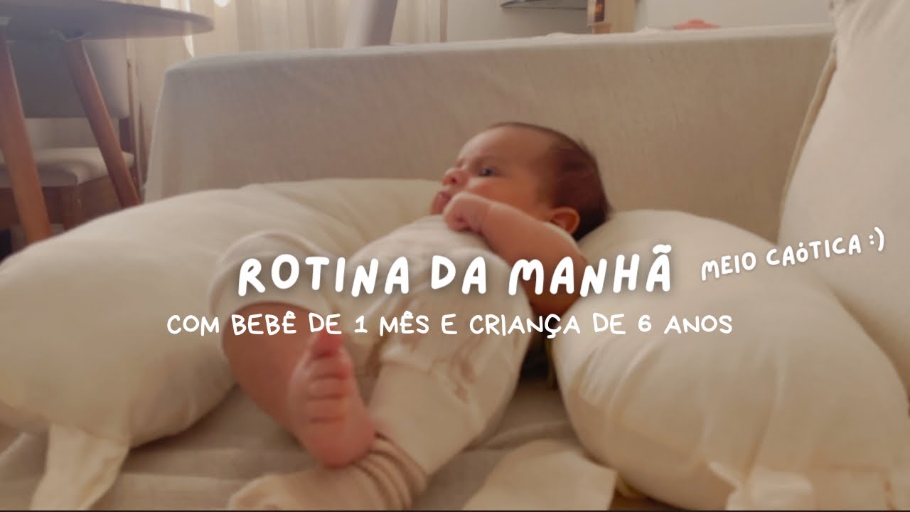 Rotina da manhã sozinha sendo mãe de dois | cuidados com o bebê, lancheira 