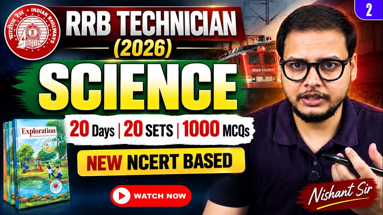 Railway Technician Special (2026) | SCIENCE | SET 2 | Nishant Sir