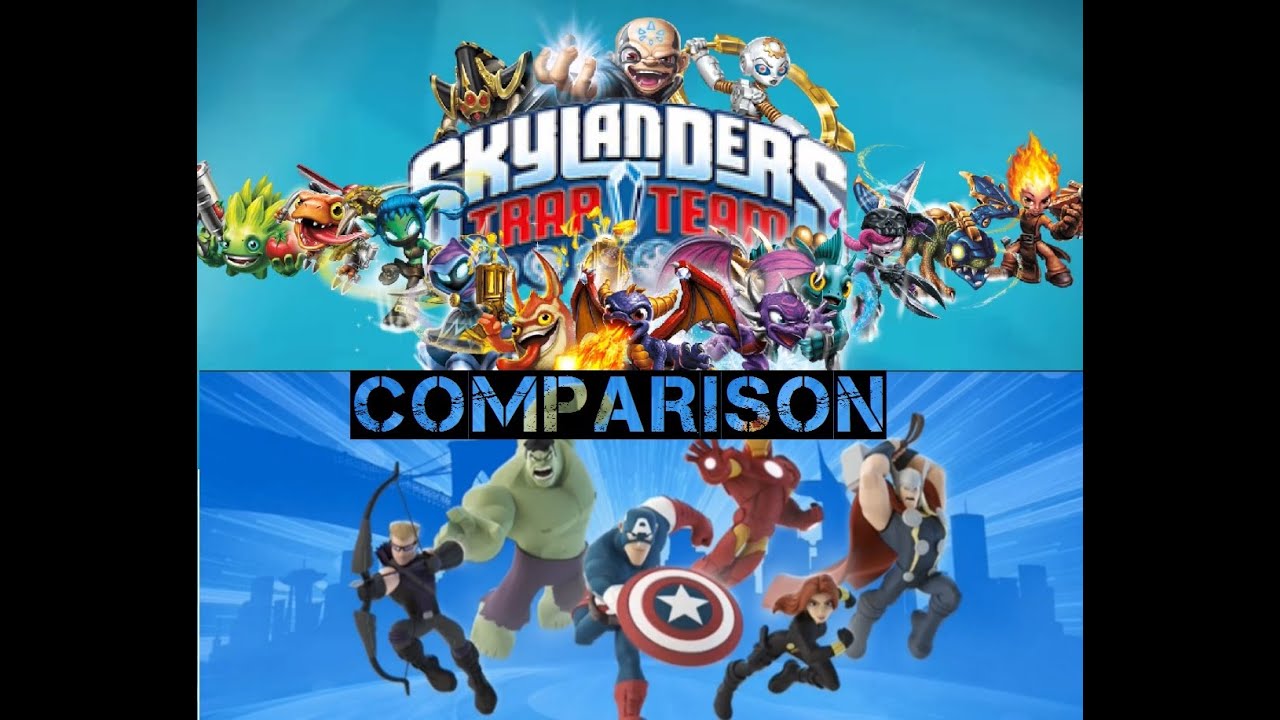 Skylanders Trap Team vs. Marvel Disney Infinity 2.0 - Comparison - Whiskey and Waffles
