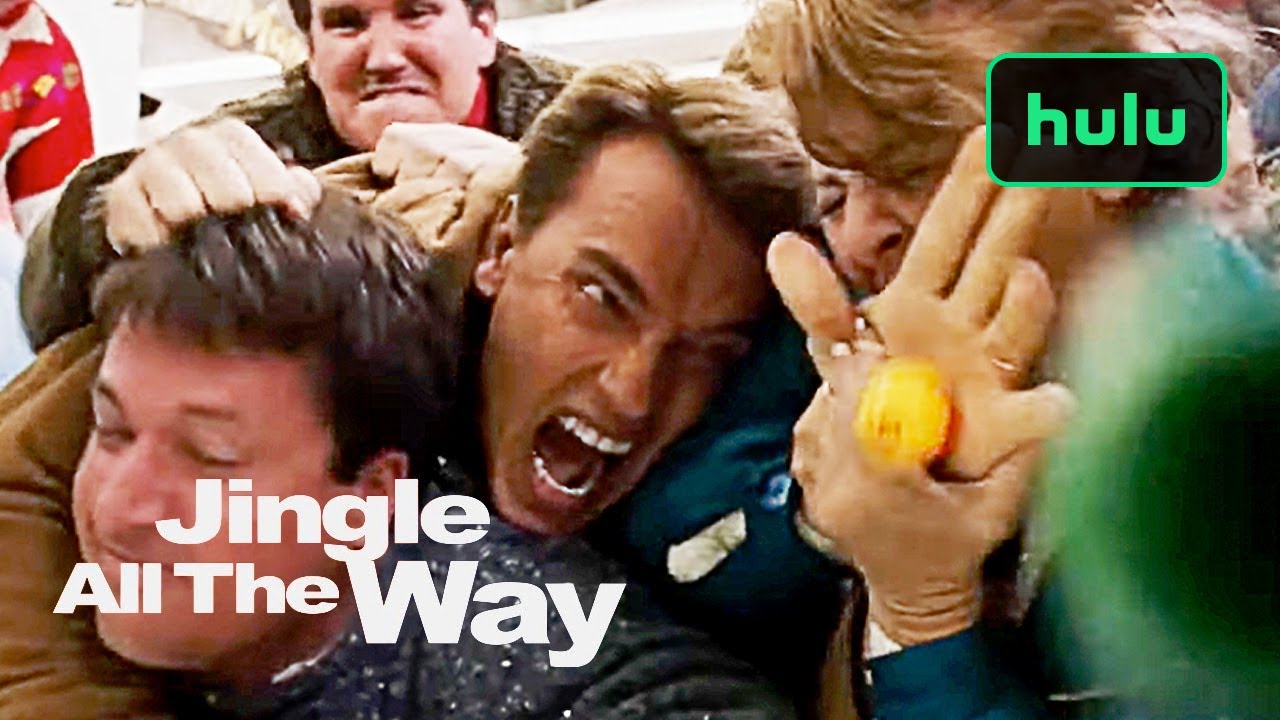 The Fight For Turbo Man | Jingle All The Way | Hulu