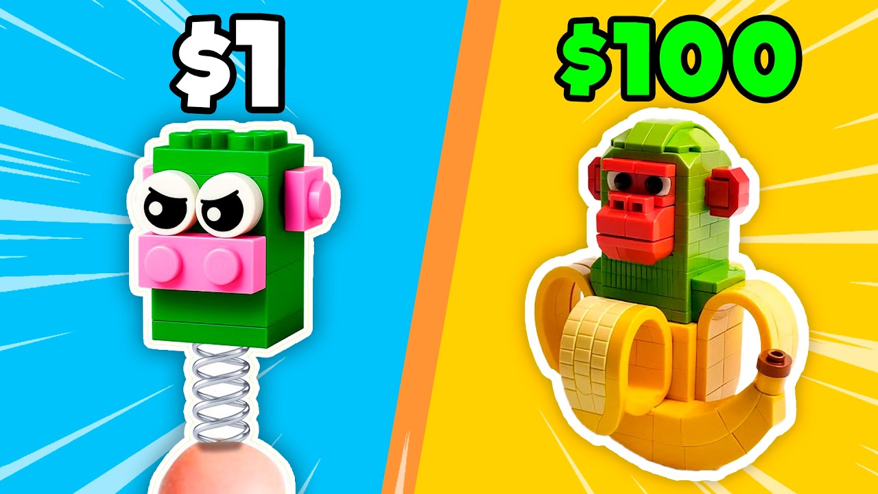 1$ VS 100$ ИТАЛЬЯНСКИЕ LEGO МЕМЫ