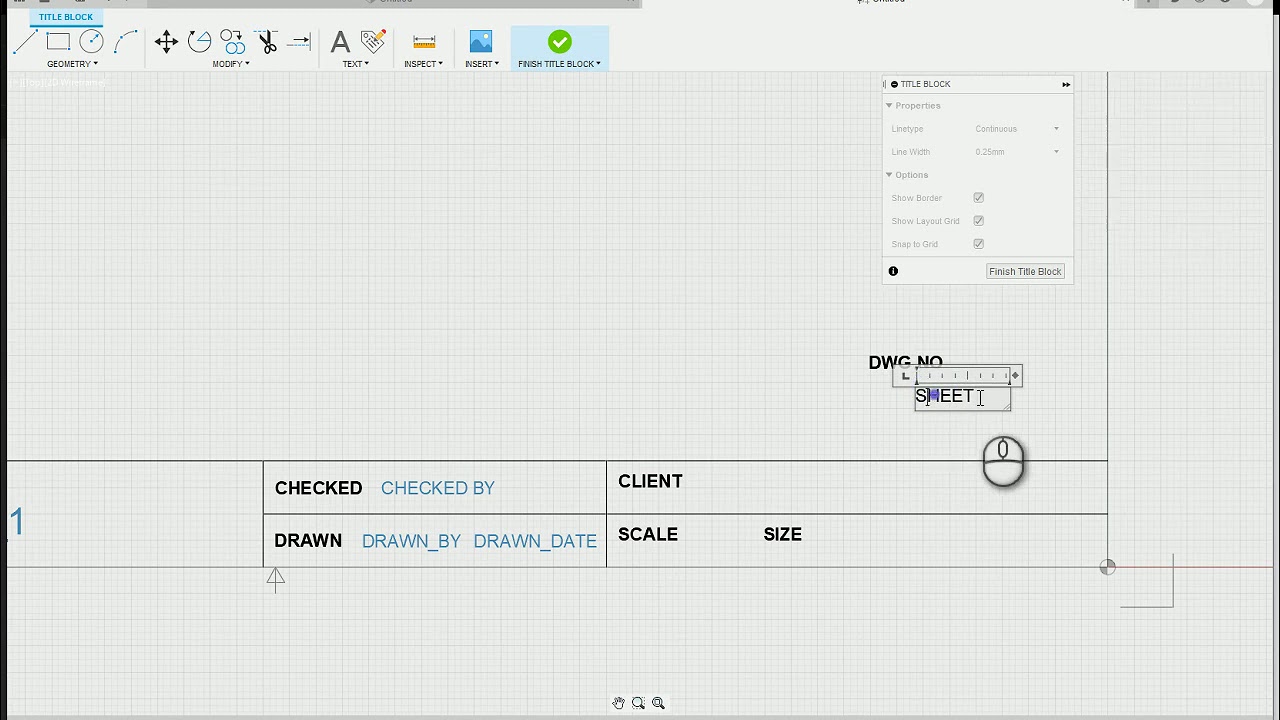 Activity 1.3.5 Custom Titleblock