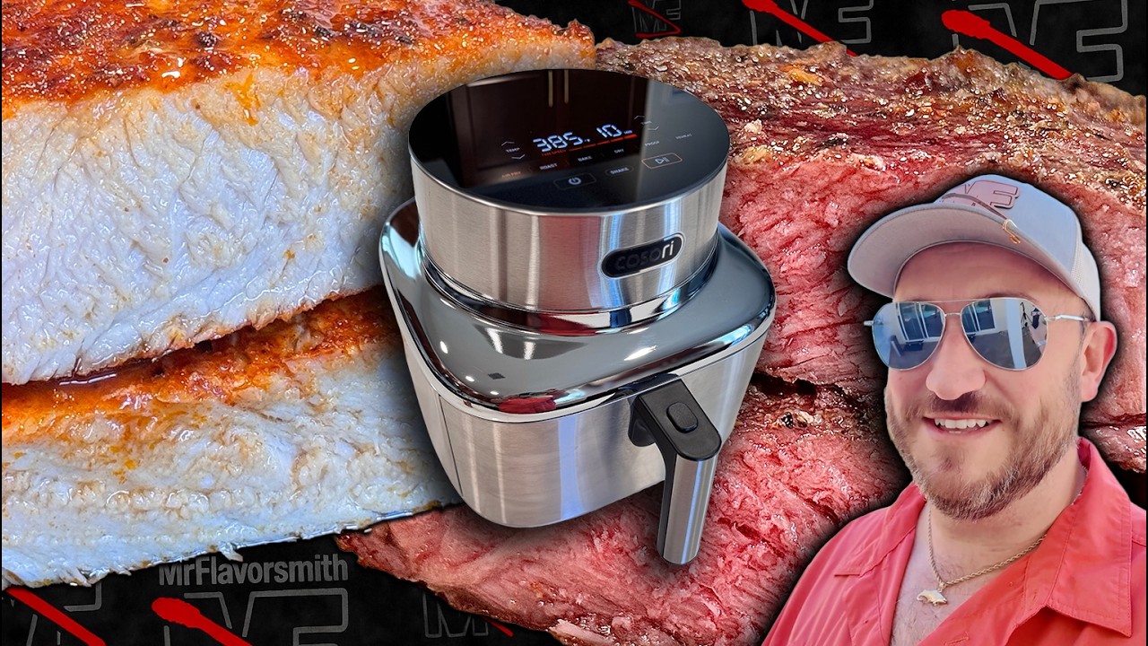 🤯 Рибай и свиные отбивные, приготовленные в аэрогриле 🥩 — результаты вас шокируют!