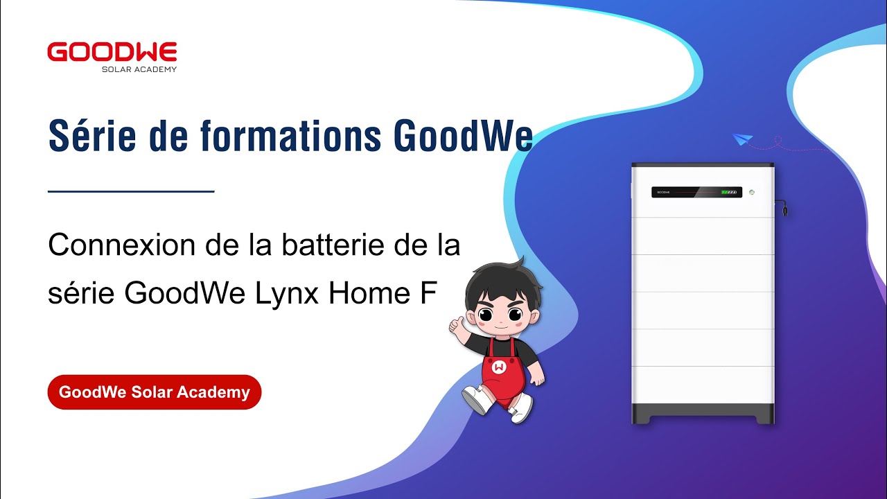 Connexion de la batterie de la série GoodWe Lynx Home F