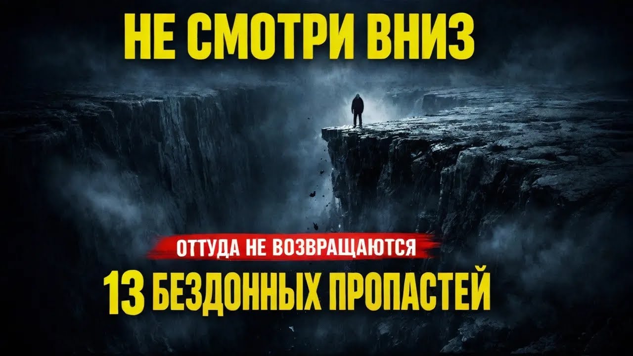 НЕ СМОТРИ ВНИЗ! 13 самых Глубоких Пропастей и Пещер, откуда почти никто не возвращался