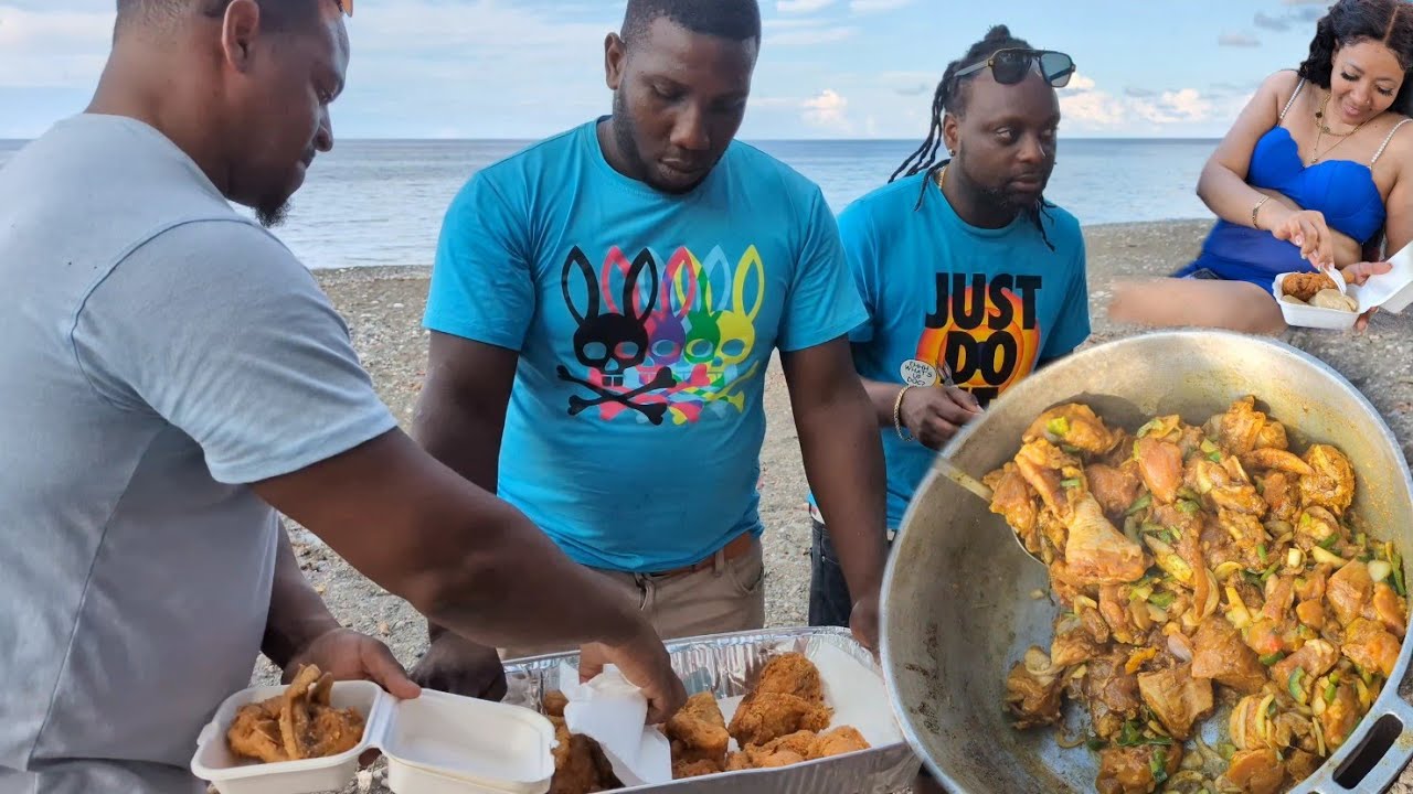 They missed their flight just to come on the adventure | big seaside cooking | coconut dumpling