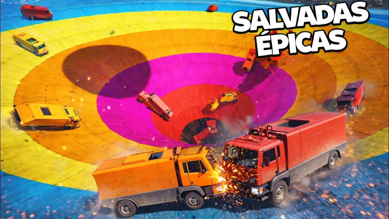 SI TE CAES PIERDES PERO EL CARRO CAMBIA CADA 2 MINUTOS!!! GTA - V ONLINE 