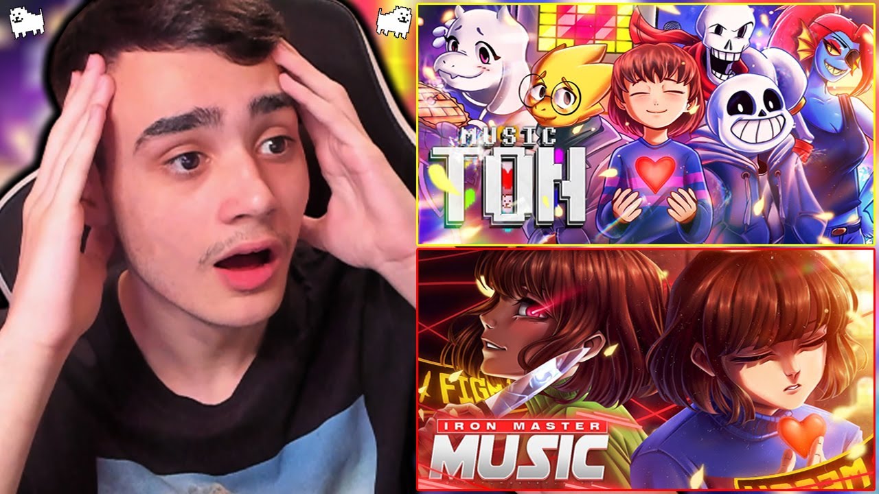 REACTs | Determinação - Undertale (Pacifista) // Bem ou Mal - Frisk e Chara | Papyrus & Iron Master