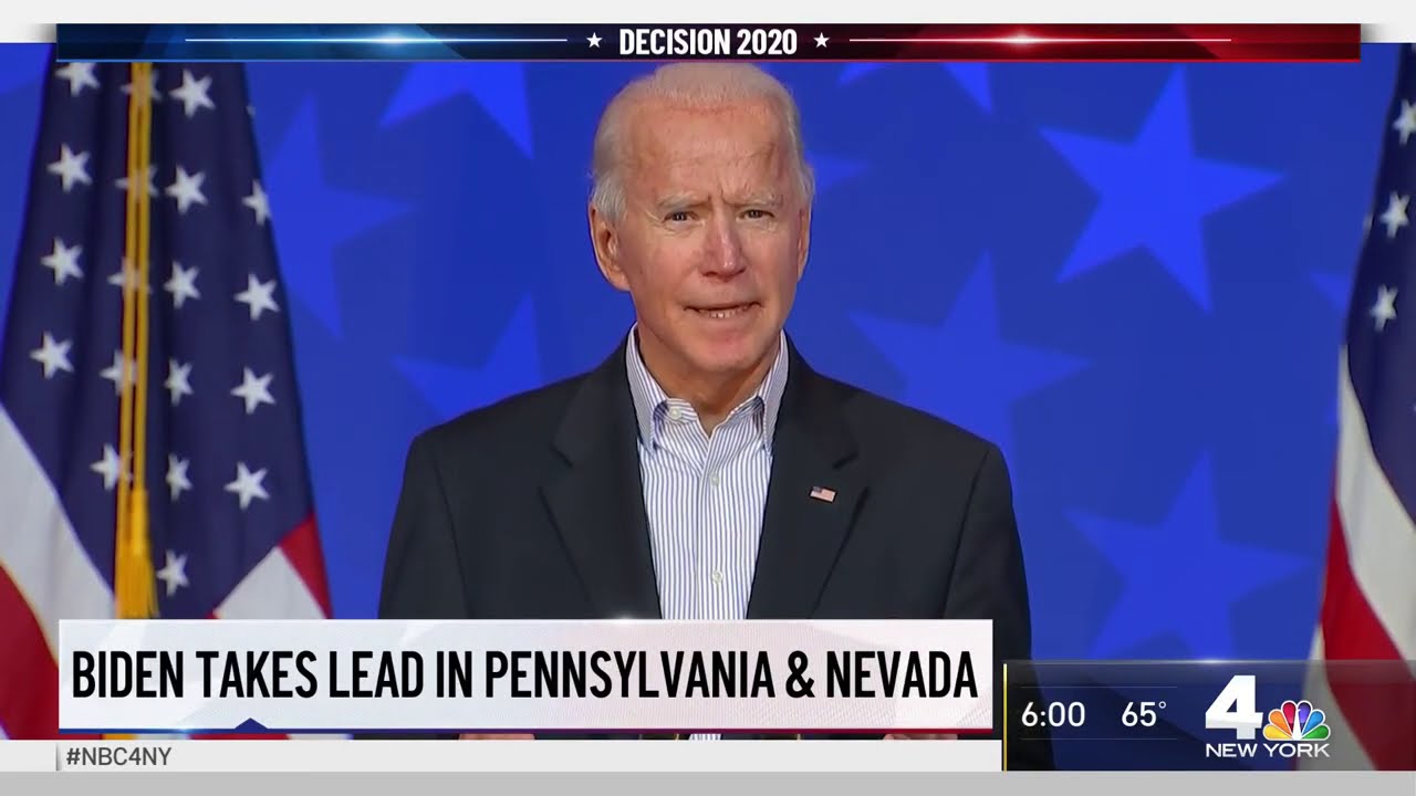 Decision 2020: Biden Leads Trump in 3 Crucial States as Count Continues | NBC New York