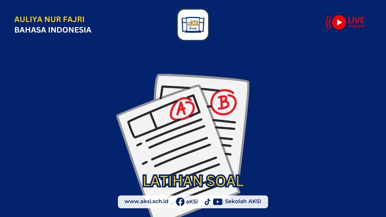 🔴PAKET C (08/02) Bahasa Indonesia - Latihan Soal