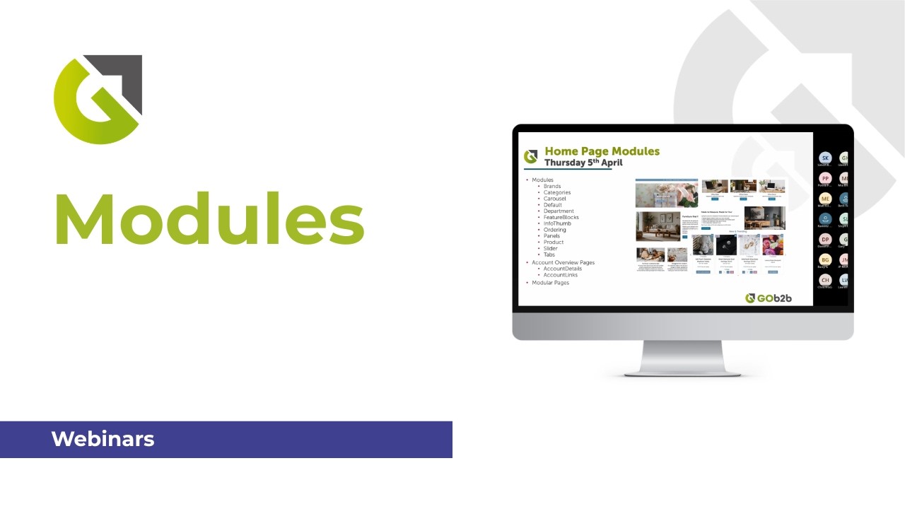 Modules, Modular Pages & Account Overview Webinar