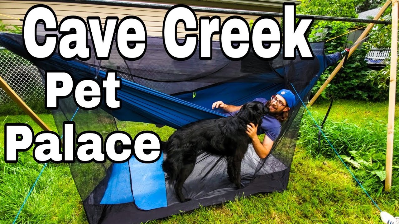 Cave Creek Pet Palace! Hammock camping with a dog done right!