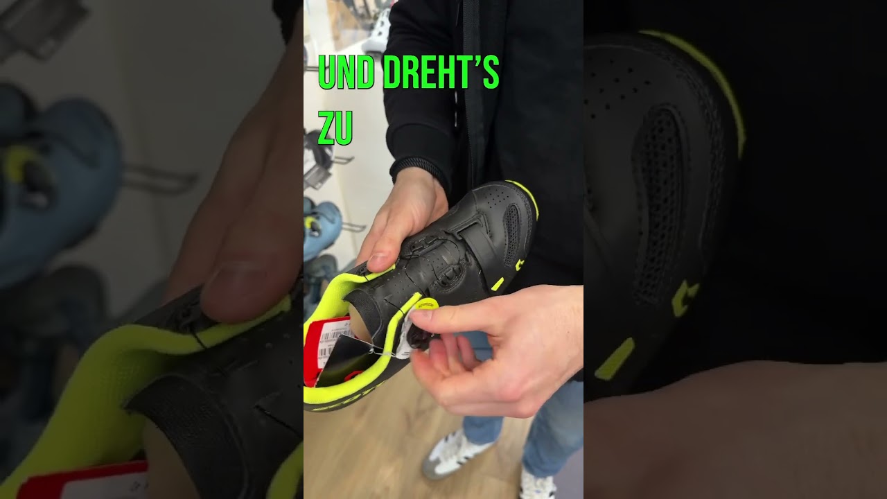 Schuhe binden in 2 Sekunden - Boa-Verschluss