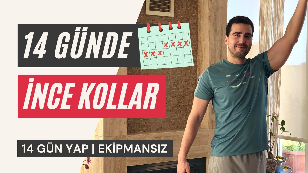 14 Günde KOLLARINIZI İNCELTİN | Ekipmansız Kol İnceltme Hareketleri